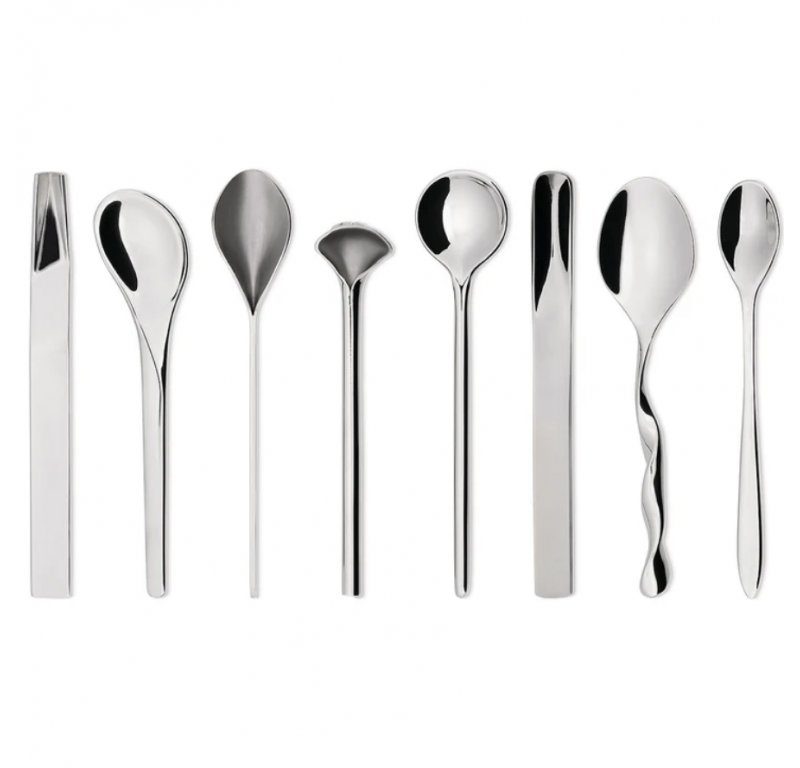 SET DE 8 CUILLERES II CAFFE/TE