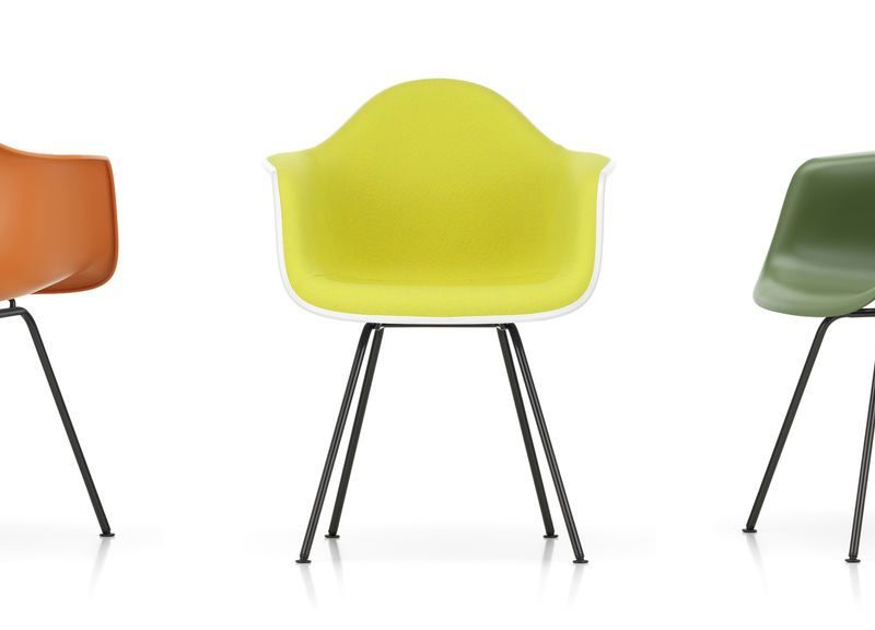 EAMES PLASTIC ARMCHAIR (fauteuil) RE DAX - Coque polypropylène recyclé