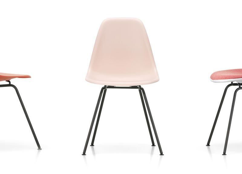 EAMES PLASTIC SIDE CHAIR (chaise) RE DSX - Coque polypropylène recyclé